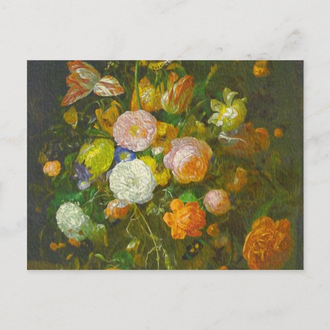 Ruysch, Rachel Blumenstrauß Postkarte (Vorderseite)