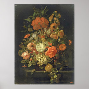 Ruysch - Stillleben mit Blumen Poster