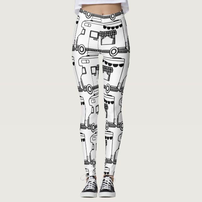 RV Camper Caravan Thunder_Cove Leggings (Vorderseite)