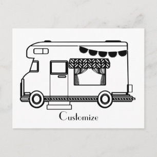 RV Camper Caravan Thunder_Cove Postkarte