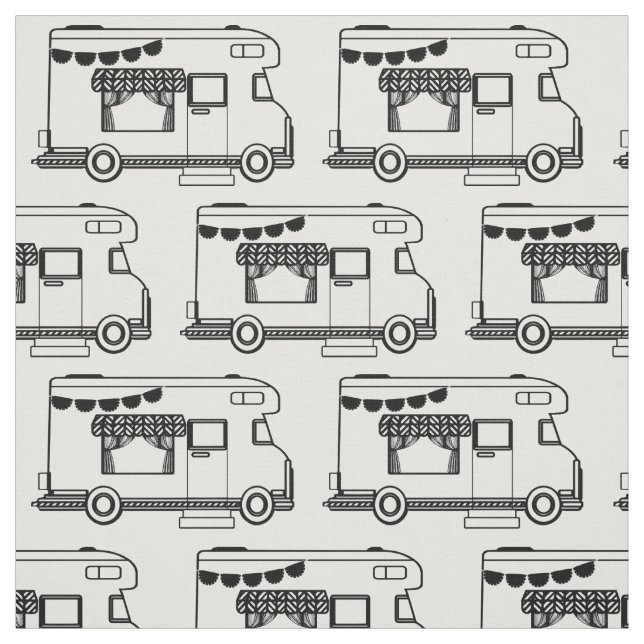 RV Camper Caravan Thunder_Cove  Stoff (Muster)