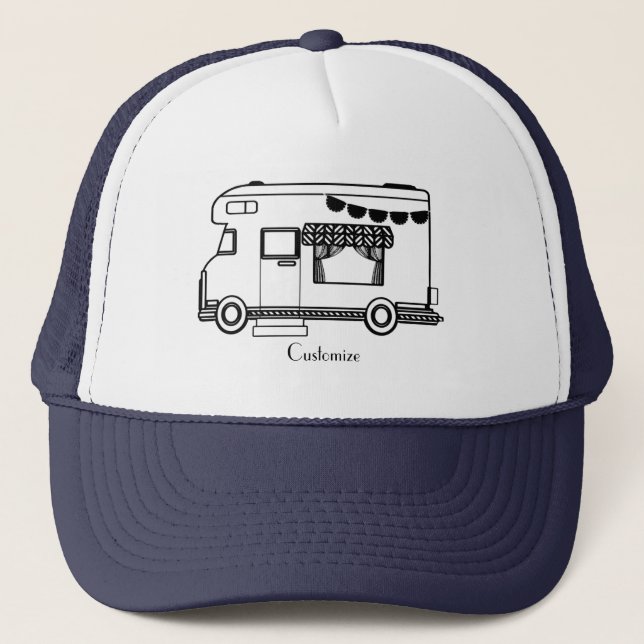 RV Camper Caravan Thunder_Cove Truckerkappe (Vorderseite)