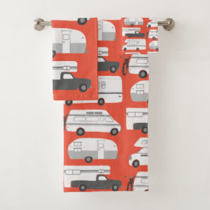 RV Campervan vanlife Motorhome Anhänger FERTIGEN Badhandtuch Set