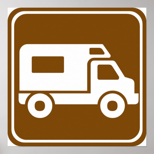 RV Campground Highlights Poster (Vorne)