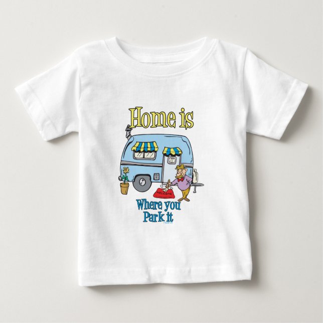 Rv Camping Baby T-shirt (Vorderseite)