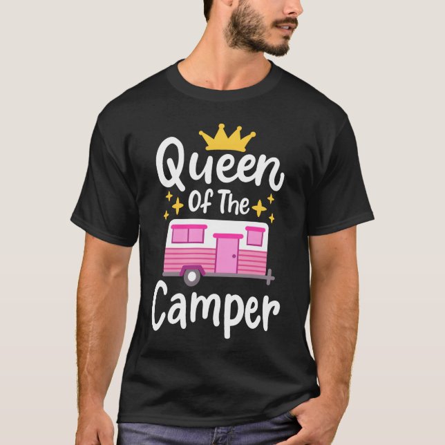 RV Camping Camper vintage T-Shirt (Vorderseite)