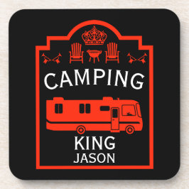 RV Camping King USA Getränkeuntersetzer