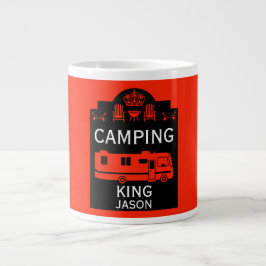 RV Camping King USA Jumbo-Tasse