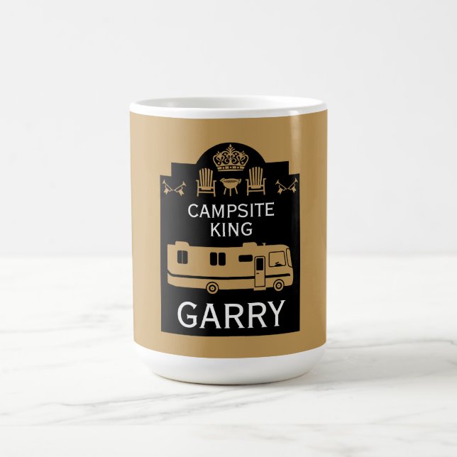 RV Camping King USA Kaffeetasse (Mittel)