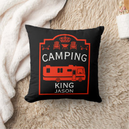 RV Camping King USA Kissen