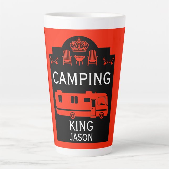 RV Camping King USA Milchtasse (Vorderseite)