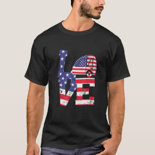 RV Camping Patriotic Campfire 4. Juli Amerikaner T-Shirt