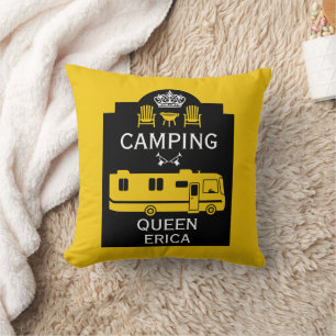 RV Camping Queen USA Kissen