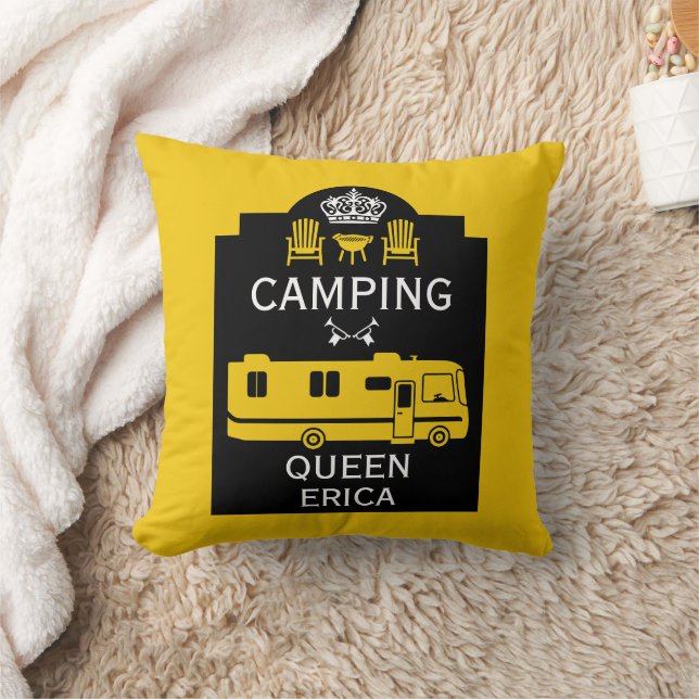 RV Camping Queen USA Kissen (Decke)