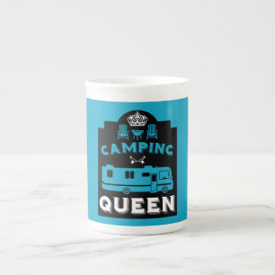 RV Camping Queen USA Prozellantasse