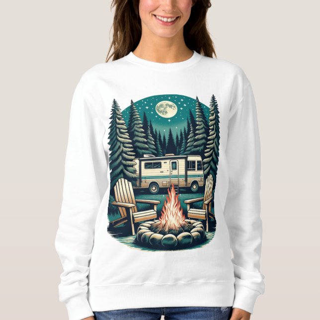 RV Camping Sweatshirt (Vorderseite)
