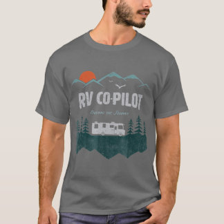 RV CoPilot Camping Motorhome Urlaub T-Shirt
