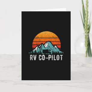 RV-Copilot-Shirt Motorhome Reise Urlaub Geschenk Karte