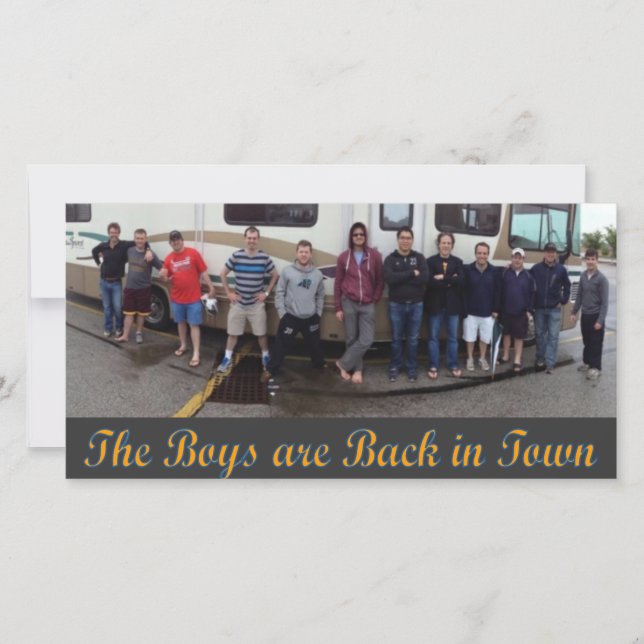 RV Derby Trip Foto-Karte (Vorderseite)