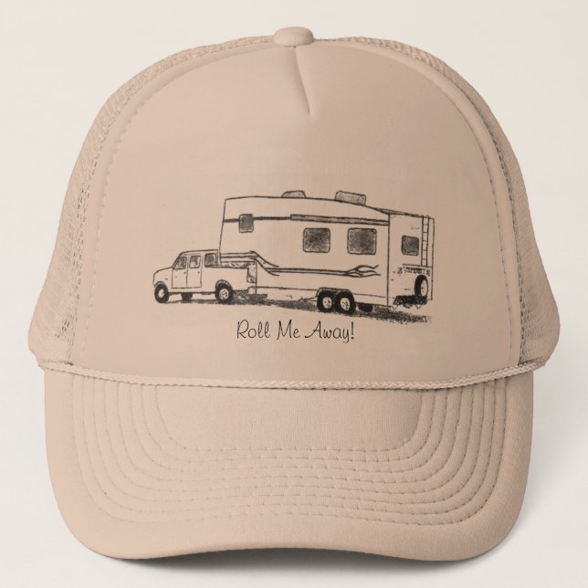 Rv-Fernlastfahrer-Hut Truckerkappe (Vorderseite)