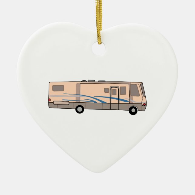 RV MOTORHOME KERAMIK ORNAMENT (Vorne)