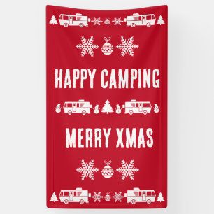 RV Motorhome Weihnachtsdekor Banner