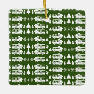 RV Motorhome Weihnachtsdekor Keramikornament