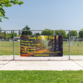 RV Park Campground Highway individuell gestalten Banner