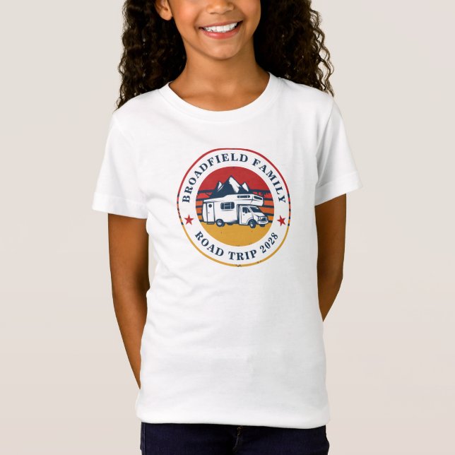 RV Road Trip Camping Matching Family Vacation T-Shirt