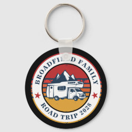 RV Road Trip Family Wiedersehen Adventure Retro Schlüsselanhänger