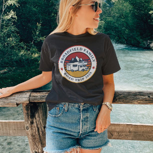 RV Road Trip Mama Matching Family Vacation Campers T-Shirt