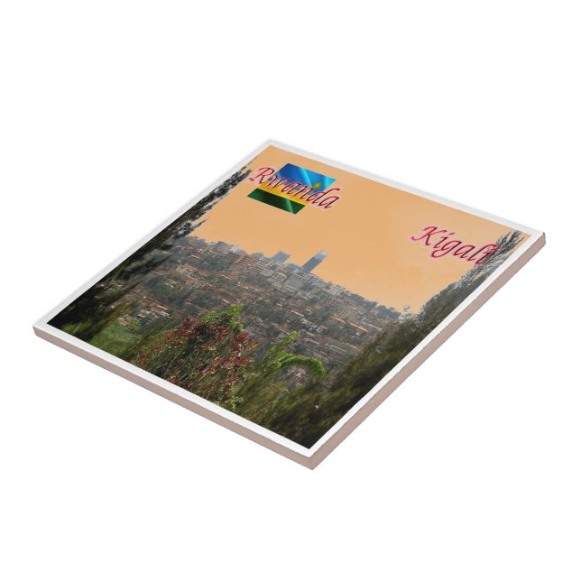 RW004 KIGALI, Downtown, Ruanda, Afrika, Fliese (Seite)