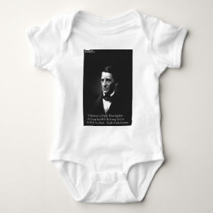 RW Emerson Intellect & Character Quote Geschenke & Baby Strampler