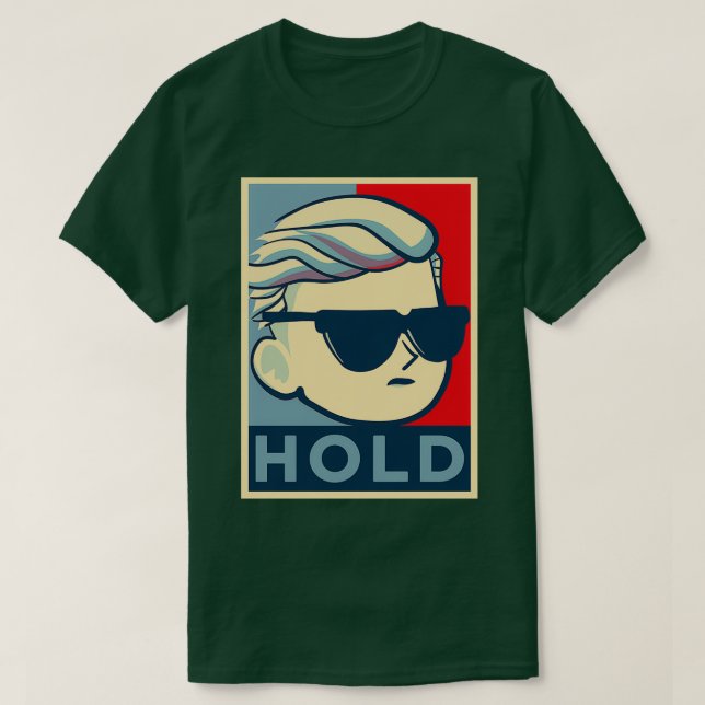 Rwallstreetbets HOLD T-Shirt (Design vorne)