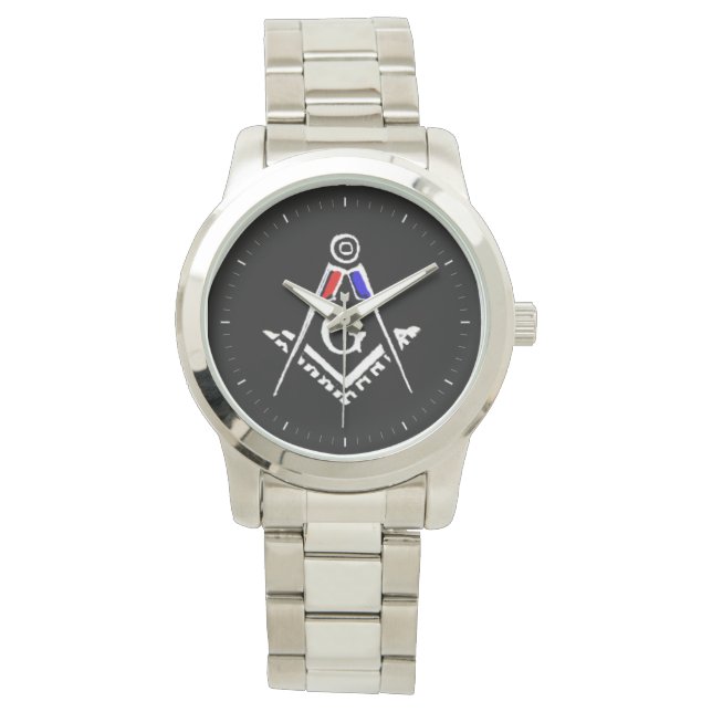 (RWB) Masonic Minds Armbanduhr (Vorderseite)