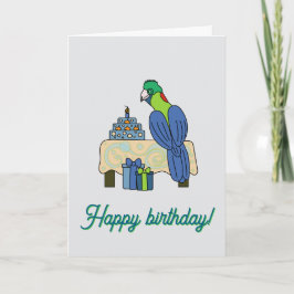 Rwenzori-Turako Geburtstag Karte