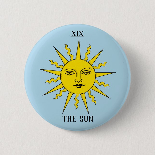 RWS Tarot - der Sun Button (Vorderseite)