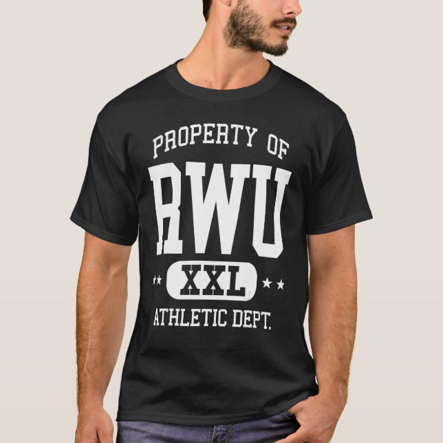 RWU Retro Athletic Property Dept T-Shirt (Vorderseite)