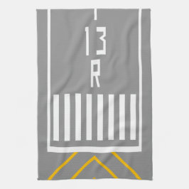 RWY-Schwellenwert 13R Geschirrtuch