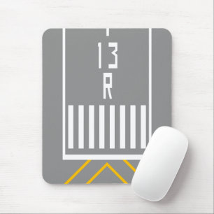 RWY-Schwellenwert 13R Mousepad