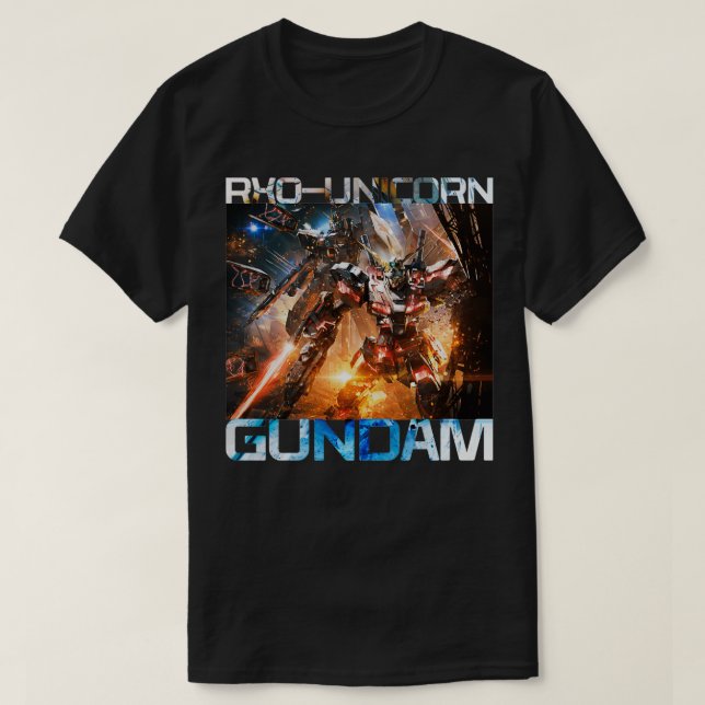 RX0 Unicorn Gundam T-Shirt (Design vorne)