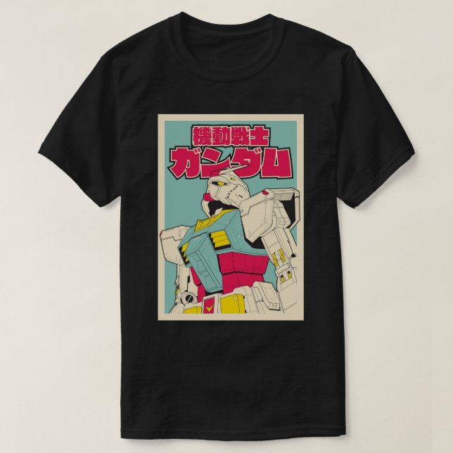 RX-78-2 Gundam Fotografy Print T-Shirt (Design vorne)