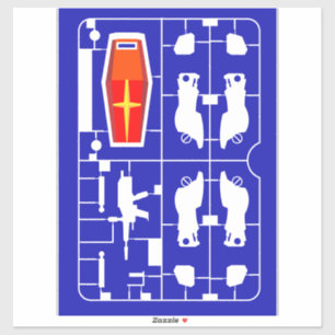 Rx-78 Gundam Gunpla Pampo Modell Runner Kit Strahl Aufkleber