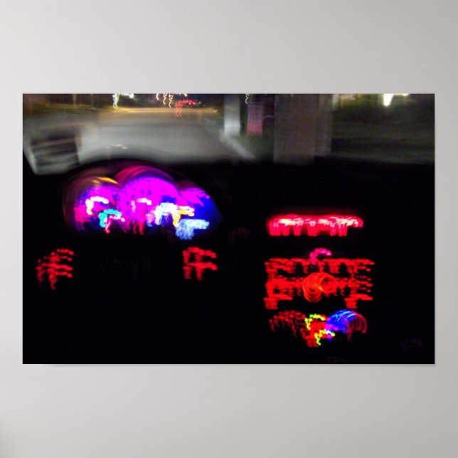 RX-8 nach Nacht Poster (Vorne)