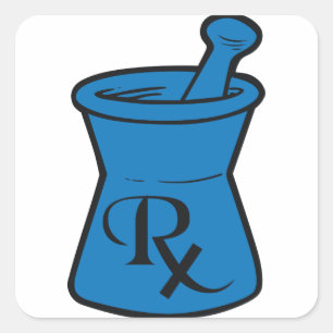 RX-Logo Quadratischer Aufkleber