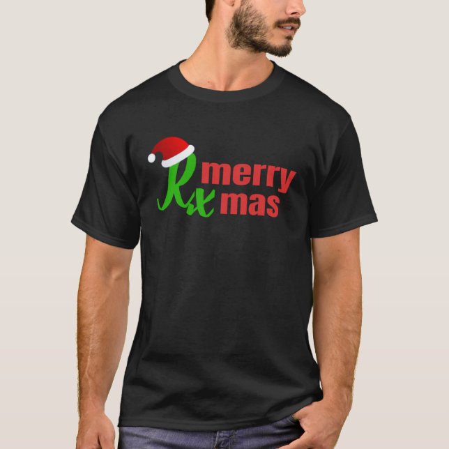 RX Pharmacy Christmas T-Shirt (Vorderseite)