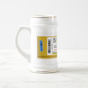 RX Verordnungs-Bier-Tasse CustomizeAbles Bierglas