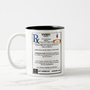 Rx-YHWH Zweifarbige Tasse