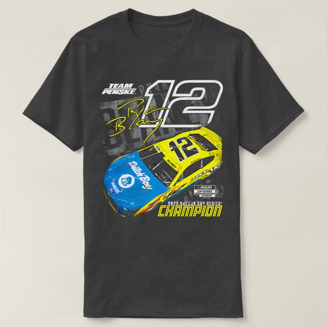 Ryan Blaney NasCup-Champion 2023 T-Shirt (Design vorne)