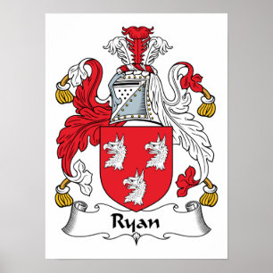 Ryan Familienwappen Poster